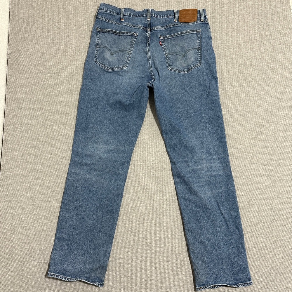 Levi's 514 Straight Fit Jeans Blue Denim Medium Wash Mens Size W38xL33 - Picture 2 of 16